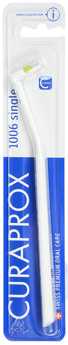 Curaprox Монопучковая щетка Single & Sulcular, цвет: белый, 6 ммCS1006_белый Curaprox Монопучковая щетка Single & Sulcular, цвет: белый, 6 ммCS1006_белыйМонопучковая щетка CURAPROX CS ”Single” для очистки труднодоступных поверхностей зубов и зубодесневой борозды. Длина пучка 6 мм. Подходит для очистки отдельно стоящих зубов, ретромолярной зоны (за 7,8 молярами). Благодаря закругленной щетине, щетка легко адаптируется к анатомии десневого края, не оказывает давления.