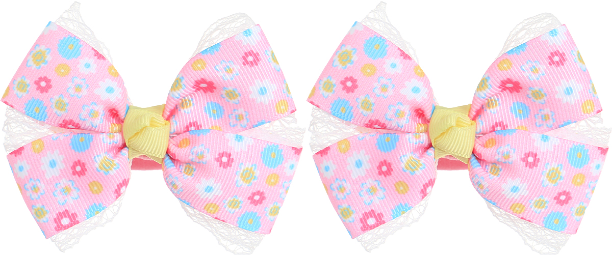 Babys Joy Резинка для волос Бантик цвет розовый желтый голубой белый 2 шт MN 134-2MN 134/2_розовый, голубой, белый, цветы Babys Joy Резинка для волос Бантик цвет розовый желтый голубой белый 2 шт MN 134-2MN 134/2_розовый, голубой, белый, цветыРезинка для волос Babys Joy выполнена в виде банта из декоративной ленты. Цвет банта - розовый в разноцветный цветочек Резинка позволит не только убрать непослушные волосы с лица, но и придать образу немного романтичности и очарования. В упаковке: 2 резинки. Рекомендовано для детей старше трех лет.
