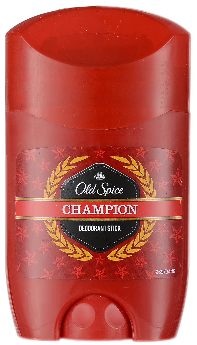 Old Spice Дезодорант-стик Champion, 50 млOS-81321232 Old Spice Дезодорант-стик Champion, 50 млOS-81321232Только для настоящих мужчин! Дезодорант Old Spice Champion для эффективного предотвращения запаха пота. Великолепный аромат и надежная защита. Характеристики: Объем: 50 мл. Производитель: Чехия. Товар сертифицирован.