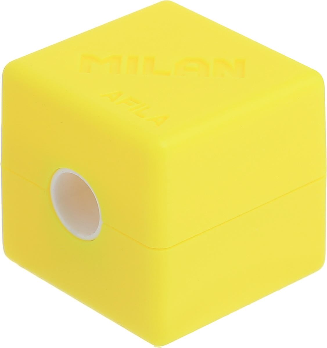 Milan Точилка Cubic с контейнером цвет желтый20154216_желтый Milan Точилка Cubic с контейнером цвет желтый20154216_желтыйКомпактная точилка Milan Cubic с контейнером оснащена безопасной системой заточки. Эта система предотвращает отделение лезвия от точилки. Идеально подходит для использования в школах. Стальное лезвие острое и устойчиво к повреждению. Идеально подходит для заточки графитовых и цветных карандашей