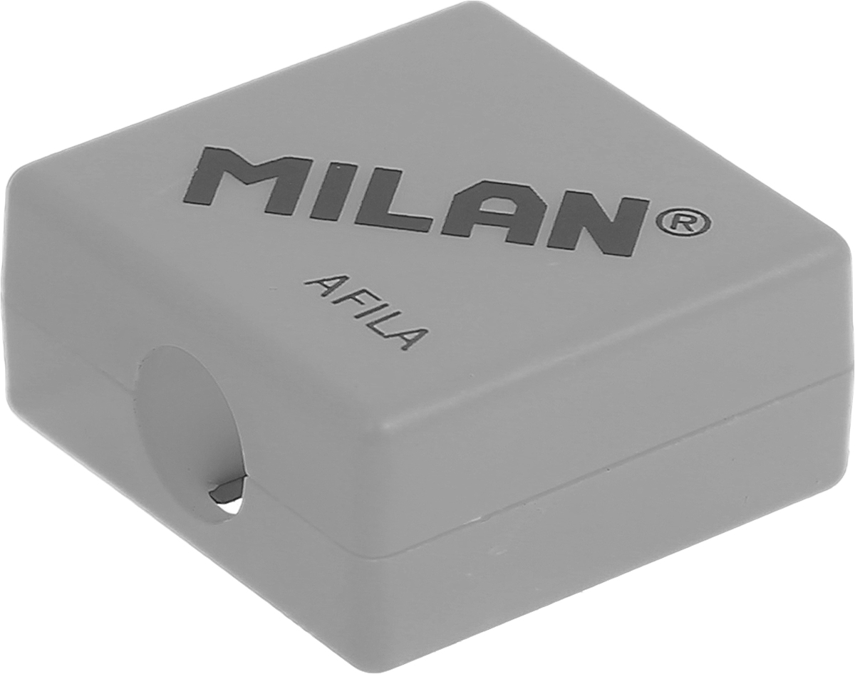 Milan Точилка Afila цвет серый20140932_серый Milan Точилка Afila цвет серый20140932_серыйКомпактная точилка Milan Afila оснащена безопасной системой заточки. Эта система предотвращает отделение лезвия от точилки. Идеально подходит для использования в школах. Стальное лезвие острое и устойчиво к повреждению. Идеально подходит для заточки графитовых и цветных карандашей