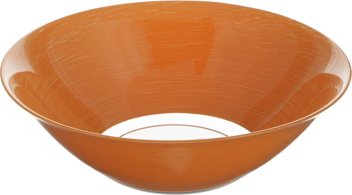 Салатник Luminarc Stonemania Orange, диаметр 27 смH3560 Салатник Luminarc Stonemania Orange, диаметр 27 смH3560Салатник Luminarc Stonemania Orange выполнен из ударопрочного стекла. Изделие сочетает в себе изысканный дизайн с максимальной функциональностью. Он прекрасно впишется в интерьер вашей кухни и станет достойным дополнением к кухонному инвентарю. Салатник не только украсит ваш кухонный стол и подчеркнет прекрасный вкус хозяйки, но и станет отличным подарком. Диаметр салатника (по верхнему краю): 27 см. Высота салатника: 8,5 см.