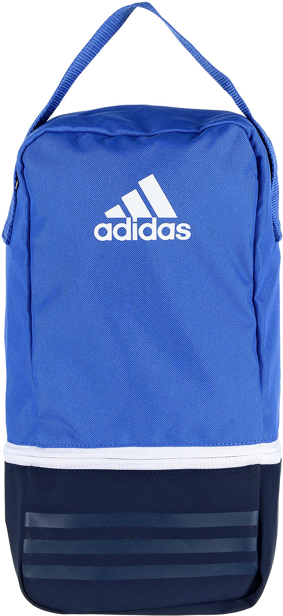 Сумка спортивная Adidas Tiro SB, цвет: голубой, темно-синий, 23 лBS4765 Сумка спортивная Adidas Tiro SB, цвет: голубой, темно-синий, 23 лBS4765Небольшая, но вместительная спортивная сумка Adidas Tiro SB выполнена из полиэстера и полиэфира. Изделие имеет одно отделение, закрывающееся на застежку-молнию. Дно выполнено из более плотного материала с полиуретановым покрытием, что обеспечивает защиту от влаги. Сетчатая текстильная вставка обеспечивает естественную вентиляцию. Сумка оснащена удобной ручкой для переноски. Сумку можно носить как самостоятельно, так и использовать для организации внутреннего пространства больших сумок.