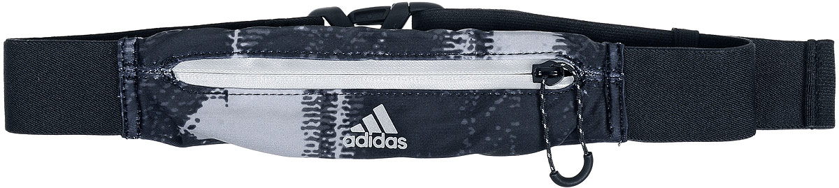 Сумка поясная для бега Adidas Running Graphic Belt, цвет: черный, серыйS96360 Сумка поясная для бега Adidas Running Graphic Belt, цвет: черный, серыйS96360Сумка Adidas Running Graphic Belt, выполненная из нейлона и эластана, оформлена оригинальным принтом и символикой бренда. Сумка фиксируется на поясе с помощью эластичного ремешка с застежкой-фастекс. Изделие имеет одно отделение на застежке-молнии, в которое удобно положить ключи, деньги и другие мелочи. Изделие оснащено светоотражающими деталями. Такая поясная сумка для бега станет настоящей находкой, как для любителей, так и для профессиональных спортсменов, которые действительно серьезно подходят к экипировке.