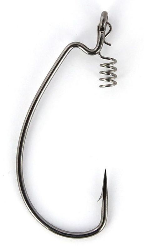 Крючки офсетные Yoshi Onyx Offset Hook Magna Big Eye, HD 3/0, с пружинкой, 5 шт96269 Крючки офсетные Yoshi Onyx Offset Hook Magna Big Eye, HD 3/0, с пружинкой, 5 шт96269Офсетные кованные крючки Yoshi Onyx Offset Hook Magna Big Eye с химической заточкой выполнены из высококачественной стали. Но острота и прочность это не главные их достоинства. Во-первых, крючки спроектированы с увеличенным ушком, благодаря чему, теперь не придется тщательно выбирать для них разборный груз. Даже самая толстая проволока любой чебурашки с легкостью пройдет в ушко. Это обеспечит подвижность и легкость шарнирного монтажа. А во-вторых, производитель положил в упаковку еще и волшебный бонус - пружинки для монтажа силиконовых приманок. Пружинки нужны для того, чтобы при поклевках приманка, как это частенько бывает не измочаливалась и не рвалась. Наши эксперты заметили, что при монтаже силикона на пружину, приманка живет в несколько раз дольше, чем при ее классическом монтаже на офсетный крючок.