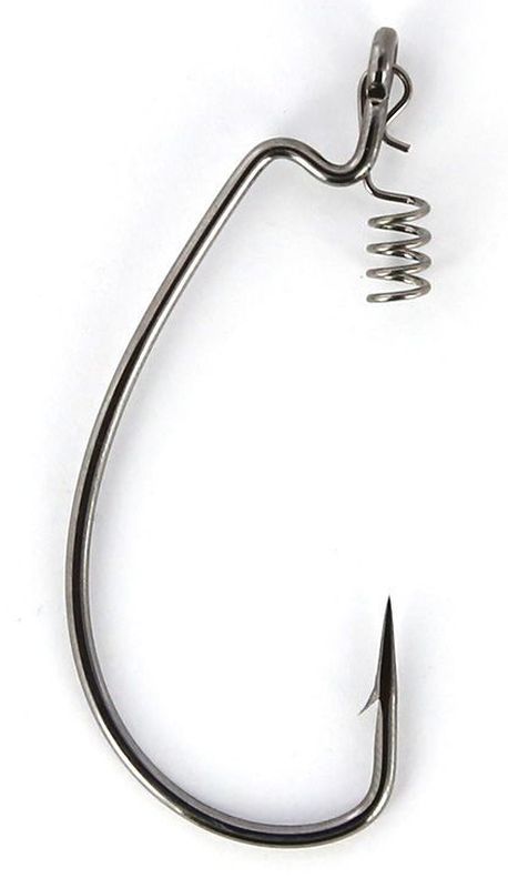 Крючки офсетные Yoshi Onyx Offset Hook Magna Big Eye, HD 1, с пружинкой, 5 шт96272 Крючки офсетные Yoshi Onyx Offset Hook Magna Big Eye, HD 1, с пружинкой, 5 шт96272Офсетные кованные крючки Yoshi Onyx Offset Hook Magna Big Eye с химической заточкой выполнены из высококачественной стали. Но острота и прочность это не главные их достоинства. Во-первых, крючки спроектированы с увеличенным ушком, благодаря чему, теперь не придется тщательно выбирать для них разборный груз. Даже самая толстая проволока любой чебурашки с легкостью пройдет в ушко. Это обеспечит подвижность и легкость шарнирного монтажа. А во-вторых, производитель положил в упаковку еще и волшебный бонус - пружинки для монтажа силиконовых приманок. Пружинки нужны для того, чтобы при поклевках приманка, как это частенько бывает не измочаливалась и не рвалась. Наши эксперты заметили, что при монтаже силикона на пружину, приманка живет в несколько раз дольше, чем при ее классическом монтаже на офсетный крючок.