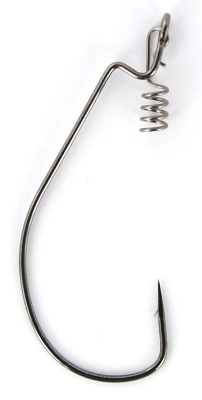 Крючки офсетные Yoshi Onyx Offset Hook Long Big Eye, with Spring 4/0, 5 шт97448 Крючки офсетные Yoshi Onyx Offset Hook Long Big Eye, with Spring 4/0, 5 шт97448Удлиненные офсетные кованные крючки Yoshi Onyx Offset Hook Long Big Eye с химической заточкой выполнены из высококачественной стали. Но острота и прочность это не главные их достоинства. Во-первых, крючки спроектированы с увеличенным ушком, благодаря чему, теперь не придется тщательно выбирать для них разборный груз. Даже самая толстая проволока любой чебурашки с легкостью пройдет в ушко. Это обеспечит подвижность и легкость шарнирного монтажа. А во-вторых, производитель положил в упаковку еще и волшебный бонус - пружинки для монтажа силиконовых приманок. Пружинки нужны для того, чтобы при поклевках приманка, как это частенько бывает не измочаливалась и не рвалась. Наши эксперты заметили, что при монтаже силикона на пружину, приманка живет в несколько раз дольше, чем при ее классическом монтаже на офсетный крючок.