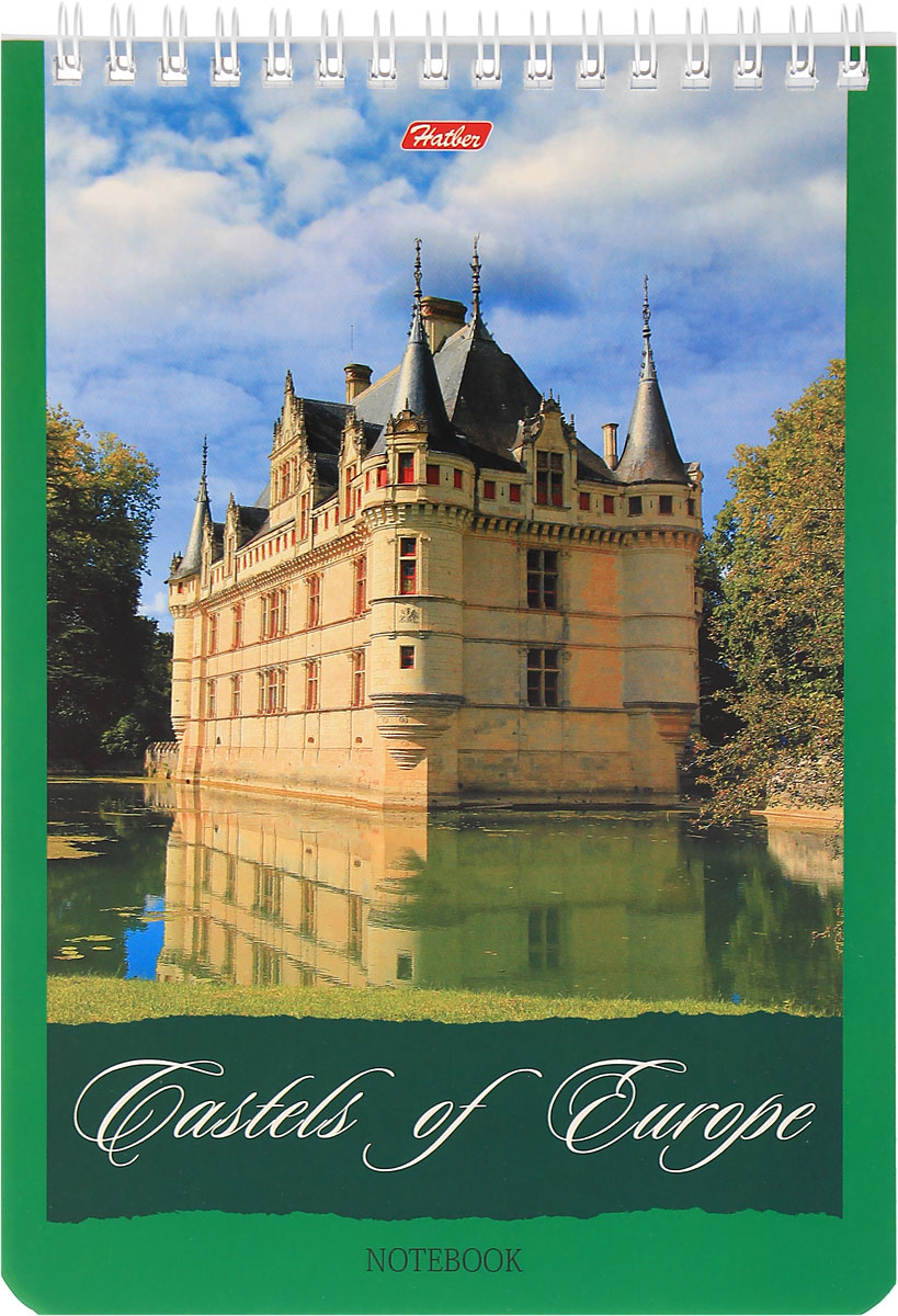 Hatber Блокнот Castles of Europe 60 листов в клетку 1040960Б5B1сп_10409 Hatber Блокнот Castles of Europe 60 листов в клетку 1040960Б5B1сп_10409Блокнот Hatber Castles of Europe - незаменимый атрибут современного человека, необходимый для рабочих и повседневных записей в офисе и дома. Фронтальная часть обложки выполнена из картона и оформлена изображением замка. Тыльная часть обложки выполнена из плотного картона, что позволяет делать записи на весу. Внутренний блок состоит из 60 листов белой бумаги. Стандартная линовка в голубую клетку без полей. Листы блокнота соединены металлическим гребнем.