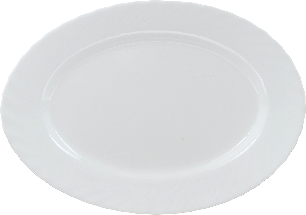 Блюдо Luminarc Trianon, овальное, 29 х 21,5 см09392 Блюдо Luminarc Trianon, овальное, 29 х 21,5 см09392Блюдо Luminarc Trianon овальной формы изготовлено из высококачественного стекла. Изделие имеет универсальный дизайн, поэтому легко впишется в любой интерьер. Простота форм и белоснежный цвет выгодно подчеркнут изысканность ваших блюд. Блюдо Luminarc Trianon идеально подойдет для сервировки стола и станет отличным подарком к любому празднику. Высота блюда: 2 см. Размер блюда: 29 х 21,5 см.