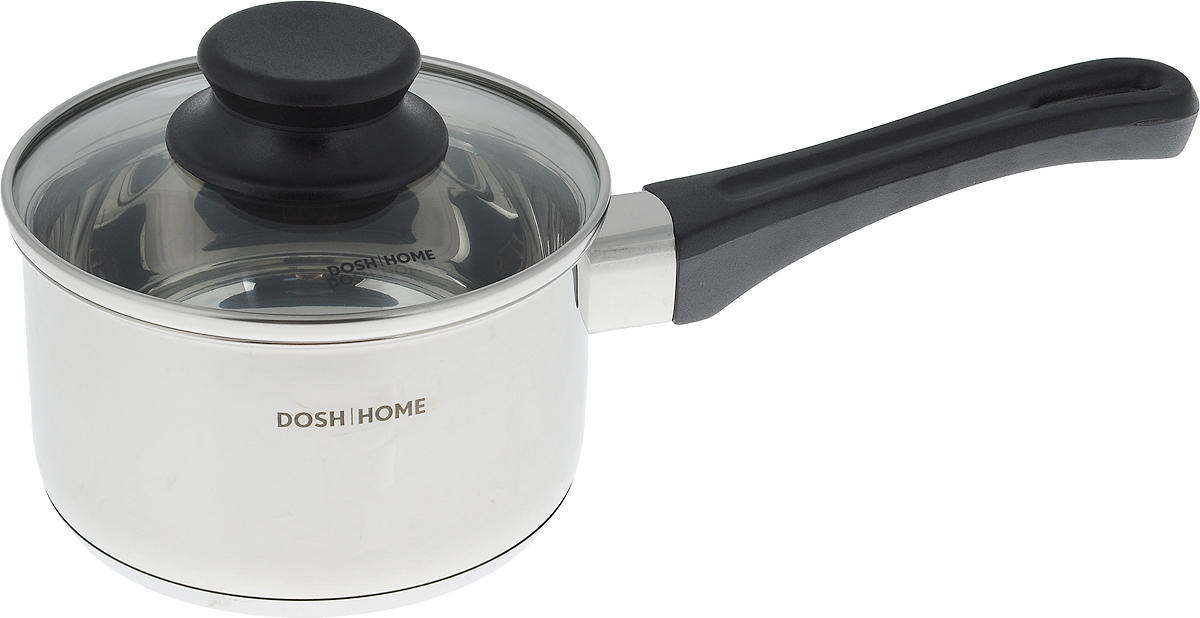 Ковш для молока Dosh l Home TAURUS с крышкой, со свистком, 800 мл200407 Ковш для молока Dosh l Home TAURUS с крышкой, со свистком, 800 мл200407Ковш Dosh l Home TAURUS выполнен из высококачественной нержавеющей стали с очень толстым многослойным дном и двойными стенками. Он подходит для медленного кипячения и легкого приготовления пищи на водяной бане без риска пригорания. Изделие оснащено свистком, стеклянной крышкой и эргономичной бакелитовой ручкой. Подходит для газовых, электрических, стеклокерамических и индукционных плит. Можно мыть в посудомоечной машине. Диаметр по верхнему краю: 14 см. Высота стенки: 8,5 см. Длина ручки: 17 см.