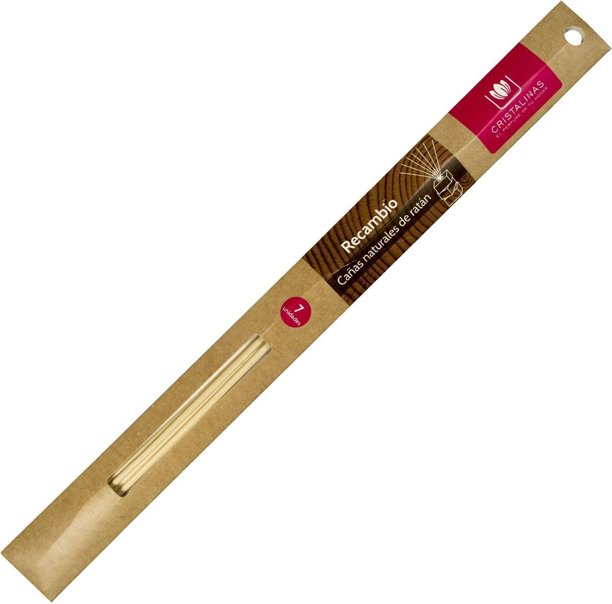 Палочки ротанговые Cristalinas Natural Wood, цвет: натуральный, 7 шт.316316 Палочки ротанговые Cristalinas Natural Wood, цвет: натуральный, 7 шт.316316Главный атрибут любого арома-диффузора – это ротанговые палочки. Благодаря их особой пористой структуре ароматическое масло хорошо впитывается, затем поднимается из флакона вверх, наполняя помещение приятным ароматом. Можно использовать разное количество палочек, регулируя интенсивность аромата. Ротанговые палочки Cristalinas созданы из натурального дерева. Способ применения: поместить необходимое количество ротанговых палочек во флакон. Рекомендуется периодически переворачивать палочки для повышения интенсивности аромата. Состав: материал – ротанг.