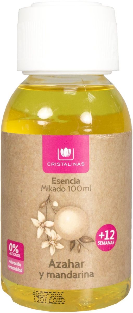 Арома-диффузор Cristalinas Mikado. ЗБ, для жилых помещений, с ароматом цветущего апельсина и мандарина, 100 мл368691 Арома-диффузор Cristalinas Mikado. ЗБ, для жилых помещений, с ароматом цветущего апельсина и мандарина, 100 мл368691Арома-диффузор Cristalinas для жилых помещений с ароматом цветущего мандарина и апельсина создаст в доме приятную атмосферу, придавая уют. Аромат будет распространяться и заполнять помещение плавно и равномерно, будто обволакивая его. Арома-диффузор наполнит помещение приятным ароматом на 12 недель и вам всегда будет особенно хотеться возвращаться домой. Способ применения: 1. Снимите крышку. 2. Разместите все ротанговые палочки и расправьте в форме веера. 3. Подождите пару часов пока палочки пропитаются ароматом. 4. Для более интенсивного запаха можно перевернуть палочки. 5. Интенсивность запаха может варьироваться в зависимости от количества размещённых палочек. Способ хранения: хранить в недоступном для детей месте. Меры предосторожности: не употреблять внутрь. Не разбавлять с водой или другими маслами. Использовать только специальные сменные блоки. Не вставлять другие палочки, так они не будут поглощать аромат. Избегать попадания в...