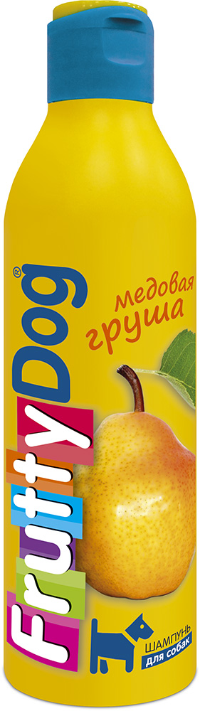 Шампунь для собак АВЗ FruttyDog. Медовая груша, 250 мл65138 Шампунь для собак АВЗ FruttyDog. Медовая груша, 250 мл65138Шампунь для собак с ярким ароматом груши, подходит ля частого применения