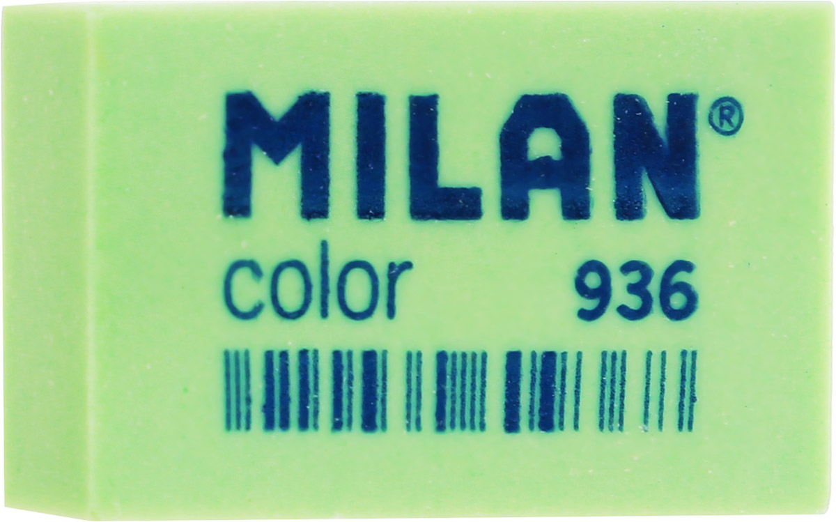 Milan Ластик Color 936 прямоугольный цвет зеленыйCPM936_зелёный Milan Ластик Color 936 прямоугольный цвет зеленыйCPM936_зелёныйЛастик Milan Color 936 предназначен для графитовых карандашей и перманентных чернил из цветного пластика. Наиболее эффективный для точного и аккуратного удаления контуров и штрихов, сделанных твердыми карандашами.