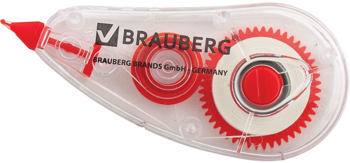 Brauberg Корректирующая лента Red Power 5 мм х 6 м220641 Brauberg Корректирующая лента Red Power 5 мм х 6 м220641Корректирующая лента Brauberg Red Power обеспечивает моментальное исправление ошибок, отличное письмо по исправленному и не требует времени для высыхания. Лента является отличным средством для корректировки строчного текста. Подходит для всех типов бумаг. Размер 5 мм на 6 м.