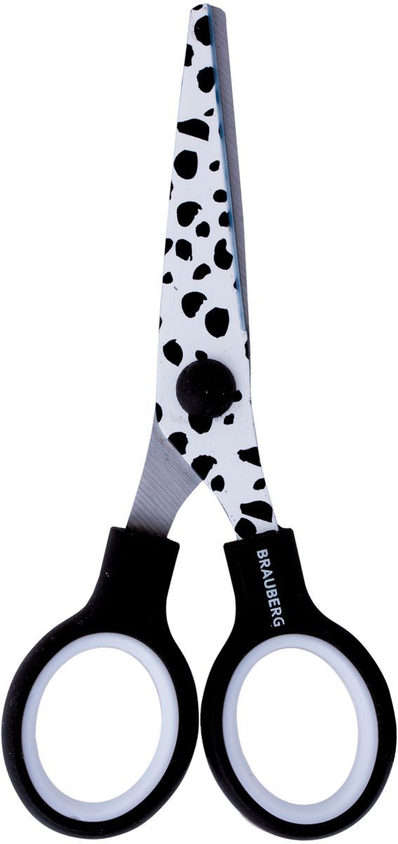Brauberg Ножницы 13 см232276 Brauberg Ножницы 13 см232276Ножницы Brauberg предназначены для работы с бумагой, тканью, картоном. Декоративная печать на лезвиях превращает работу с ножницами в увлекательное занятие. Кончики лезвий закруглены для безопасного использования.