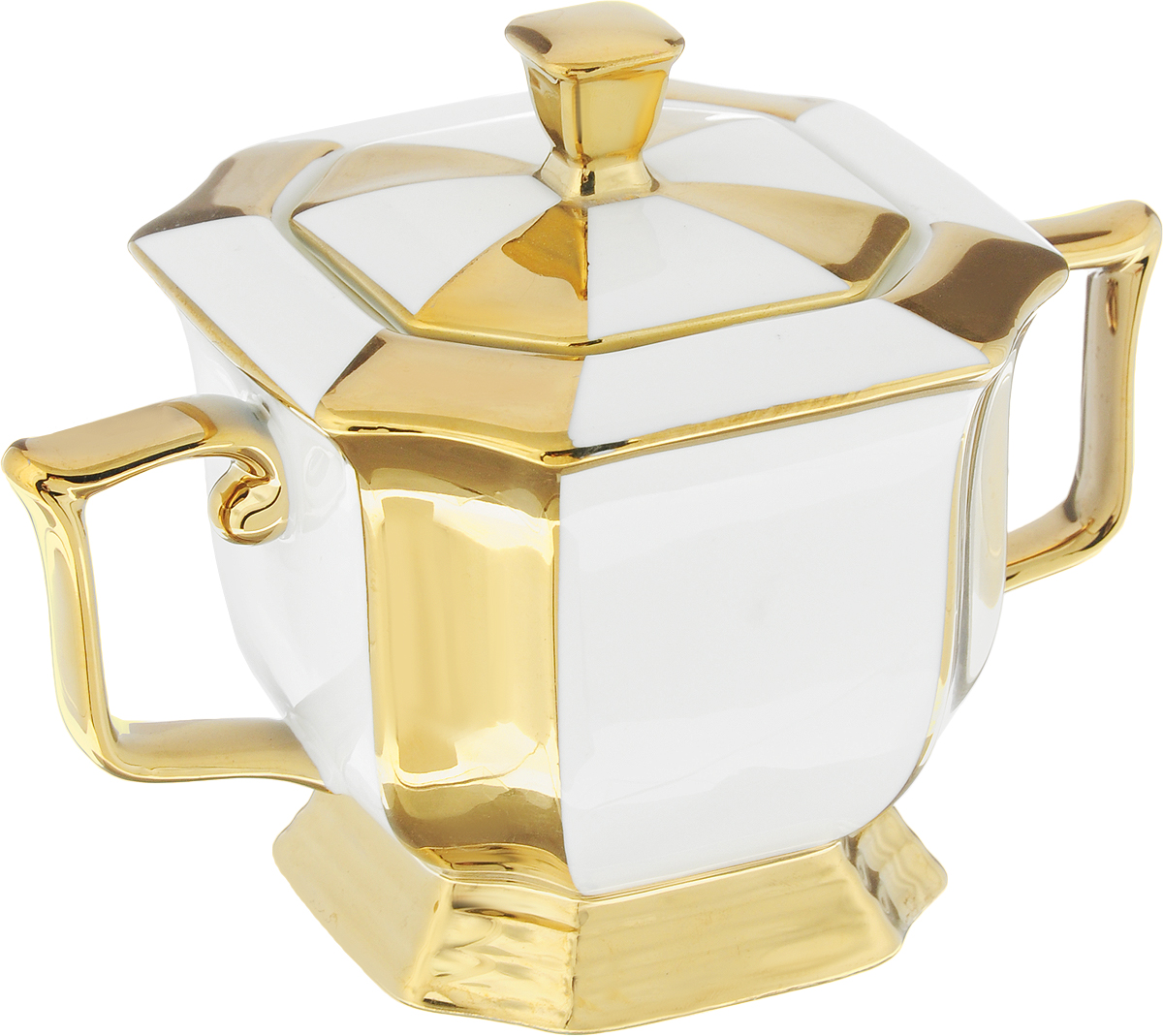 Сахарница Loraine, 300 мл21901 Сахарница Loraine, 300 мл21901Великолепная сахарница Loraine, выполненная из высококачественного фарфора, оснащена крышкой и 2 ручками по бокам. Эксклюзивный дизайн, эстетичность и функциональность сахарницы делают ее незаменимой на любой кухне. Изделие упаковано в подарочную коробку. Размер сахарницы: 15 х 10 х 12 см.