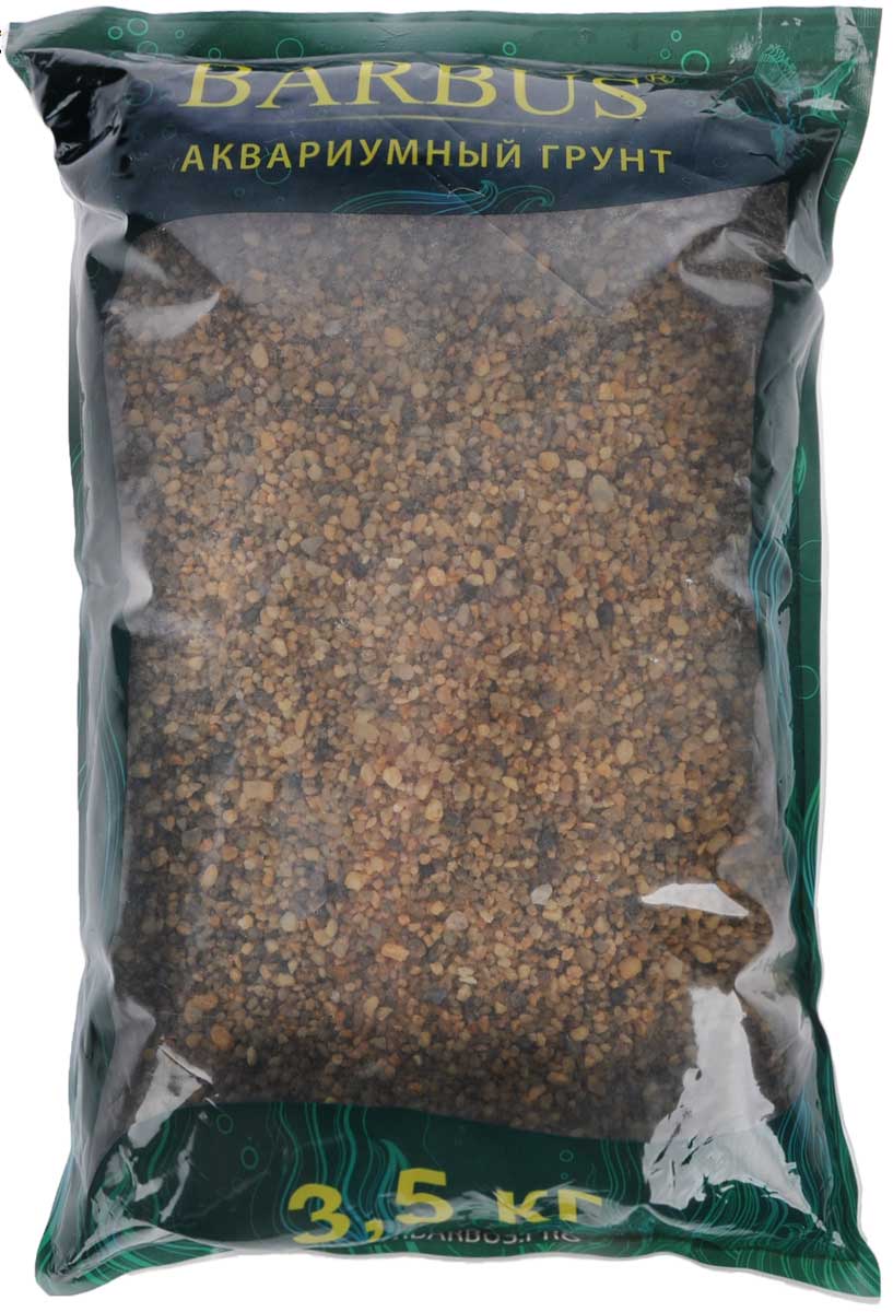 Грунт для аквариума Barbus Горный, натуральный, кварц, 2-7 мм, 3,5 кгGRAVEL 001/3,5 Грунт для аквариума Barbus Горный, натуральный, кварц, 2-7 мм, 3,5 кгGRAVEL 001/3,5Натуральный природный грунт в виде мелкого камня и кварца Barbus Горный прекрасно подходит для применения в пресноводных аквариумах, а также в палюдариумах и террариумах. Грунт является субстратом для укоренения водных растений и служит неотъемлемой частью естественной среды обитания рыб. Безопасен для всех видов рыб и для живых растений. Рекомендуется перед использованием грунт промыть. Средняя норма засыпки пакета грунта рассчитана на 20 литров воды стандартных размеров аквариума. Фракция: 2-7 мм.