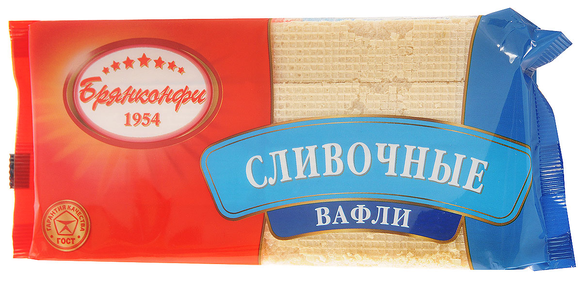 Брянконфи Сливочные вафли, 220 г4601063001643 Брянконфи Сливочные вафли, 220 г4601063001643Вафли Брянконфи Сливочные воплощают лучшие традиции вкуса и качества, которые знакомы и любимы покупателями уже давно. Легендарная классика, проверенная рынком и временем. Это лакомство порадует своим вкусом не только взрослых, желающих вспомнить детство, но и доставят огромное удовольствие детям. Вафли - сладкое и безумно вкусное чудо, которое может каждого привести в восторг и создать уютную атмосферу праздника.