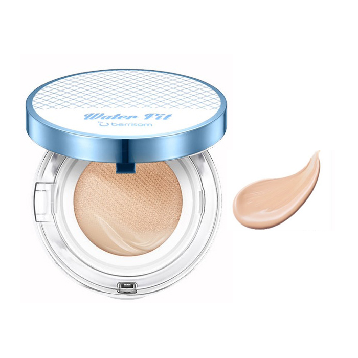 Berrisom Тональное покрытие 23 тон Oops WaterFit Mesh Cushion 23 SPF37 PA++, 15 грБР127 Berrisom Тональное покрытие 23 тон Oops WaterFit Mesh Cushion 23 SPF37 PA++, 15 грБР127Компактное тональное средство увлажняет, маскирует несовершенства кожи, осветляет, разглаживает морщины. Легкая кремовая текстура обладает стойкостью, не течет в течении дня. Средство содержит экстракт морских водорослей, ройбуша, шиповника, масло жожоба, гиалуроновую кислоту, березовый сок и т.д. Имеет солнцезащитный фактор SPF35+/PA++