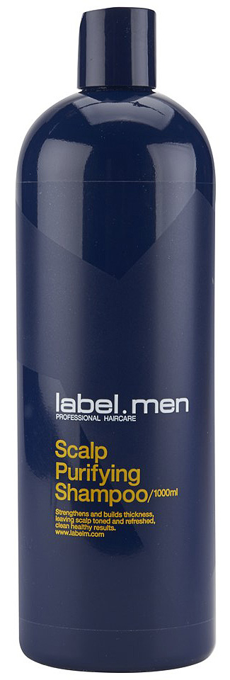 Label.m Шампунь для очищения кожи головы 1000 млLSSC1000 Label.m Шампунь для очищения кожи головы 1000 млLSSC1000Эксклюзивная и уникальная формула разработана с учётом особенностей мужских волос. Мятный ежедневный шампунь для мягкого очищения всех типов волос. Создан специально для мужчин с использованием нового уникального набора ингредиентов: eleMENts комплекса и технологии Микронизации. Укрепляет и придаёт волосам густоту, тонизирует и освежает кожу головы, чистые и здоровые волосы. Используется в качестве ежедневного продукта.