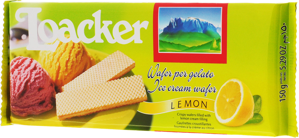 Loacker Лимон вафли, 150 г10112-061 Loacker Лимон вафли, 150 г10112-061Хрустящие вафли Loacker с тонким лимонным вкусом - прекрасный и оригинальный десерт. Производство находится в чистой экологической среде - на высоте 1000 м над уровнем моря. Сухой альпийский воздух позволяет вафлям естественным образом оставаться хрустящими. Высокотехнологичное современное оборудование, моментальная упаковка готовой продукции из самых современных материалов - залог сохранения изысканного вкуса и качества в течение всего срока годности.