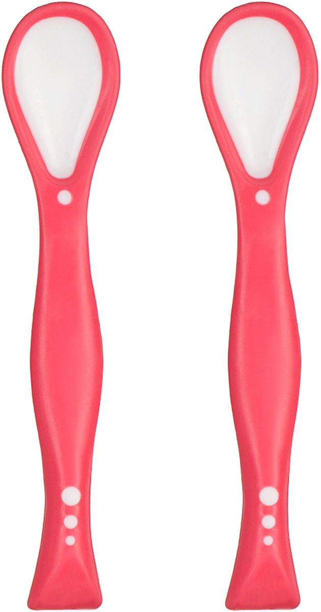Happy Baby Набор ложек для кормления Baby Spoon цвет красный 2 шт15003 RED Happy Baby Набор ложек для кормления Baby Spoon цвет красный 2 шт15003 REDНабор ложек для кормления Baby Spoon: мягкая ложечка не травмирует дёсны, эргономичная нескользящая ручка, приятный на ощупь материал.