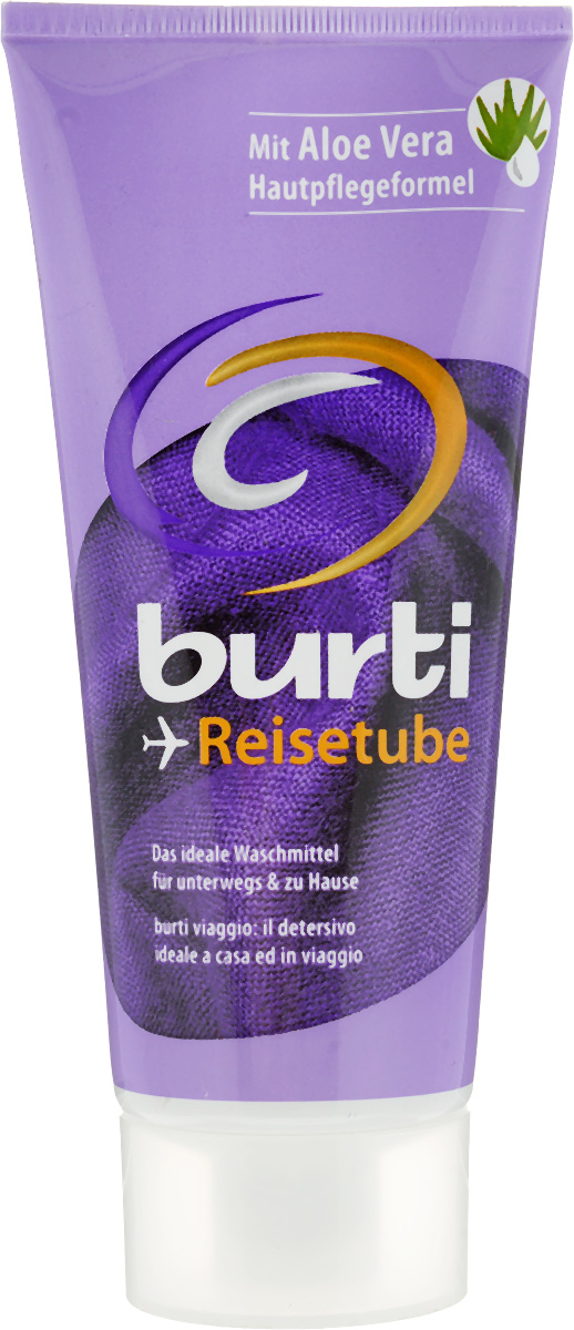Средство для ручной стирки Burti Reisetube, с бальзомом алоэ вера, 200 мл26958001 Средство для ручной стирки Burti Reisetube, с бальзомом алоэ вера, 200 мл26958001Средство Burti Reisetube предназначено для ручной стирки. Подходит для стирки всех видов текстиля. Удобно брать с собой в отпуск или командировку, а также для быстрой стирки дома. Входящий в состав бальзам Алое вера защищает и увлажняет кожу рук во время ручной стирки. Идеально подходит для стирки воротничков, манжетов и нижнего белья. Средство изготовлено в соответствии с рекомендациями ЕЭС и одобрено дерматологами. Товар сертифицирован.