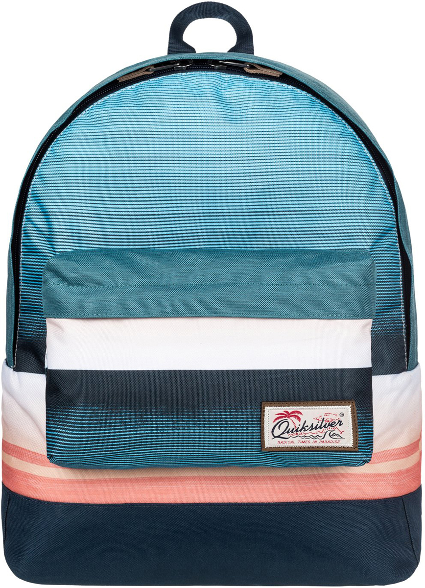 Рюкзак мужской Quiksilver Everyday Poster, цвет: мультиколор. EQYBP03337-MKM3EQYBP03337-MKM3 Рюкзак мужской Quiksilver Everyday Poster, цвет: мультиколор. EQYBP03337-MKM3EQYBP03337-MKM3Рюкзак Quiksilver выполнен из текстиля. У модели одно основное отделение. Передний карман на молнии. Рюкзак с регулируемыми по длине плечевыми лямками и петлей для подвешивания.