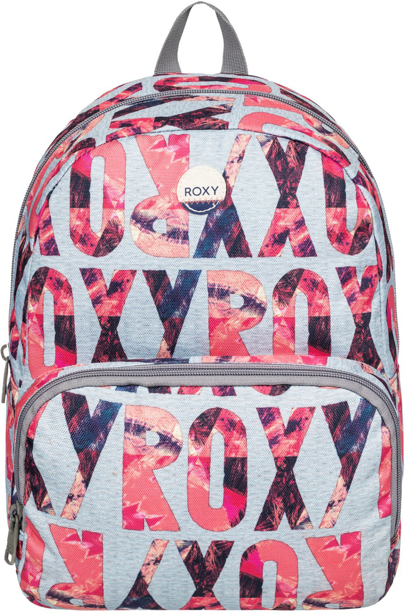 Рюкзак женский Roxy Always Core, цвет: серый, розовый. ERJBP03403-SGR6ERJBP03403-SGR6 Рюкзак женский Roxy Always Core, цвет: серый, розовый. ERJBP03403-SGR6ERJBP03403-SGR6Женский рюкзак Roxy выполнен из текстиля. У модели одно основное отделение. Передний карман на молнии. Рюкзак с регулируемыми набивными заплечными ремнями.