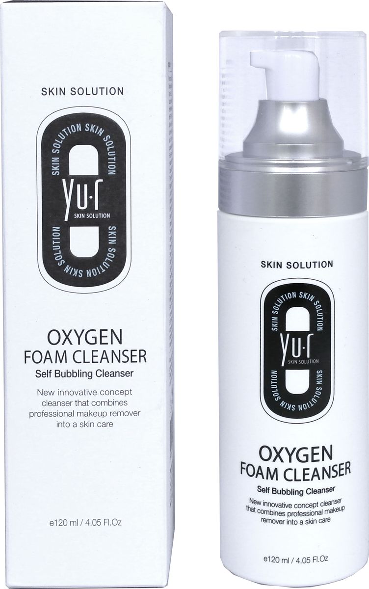 Yu.R, Кислородная пенка для умывания, Oxygen Foam Cleanser, 120 мл8809290736130 Yu.R, Кислородная пенка для умывания, Oxygen Foam Cleanser, 120 мл8809290736130Кислородная пенка для умывания идеально подходит для снятия макияжа и очищения кожи. При нанесении на лицо образует маленькие кислородные пузырьки, которые лопаются на коже во время умывания, насыщая ее так необходимым ей кислородом. Кислород способствует выработке коллагена и эластина, предупреждающего преждевременное увядание. Пенка проникает глубоко в поры, очищает от загрязнений любого типа, нормализует гидролипидный баланс кожи и обеспечивает идеальный цвет лица.