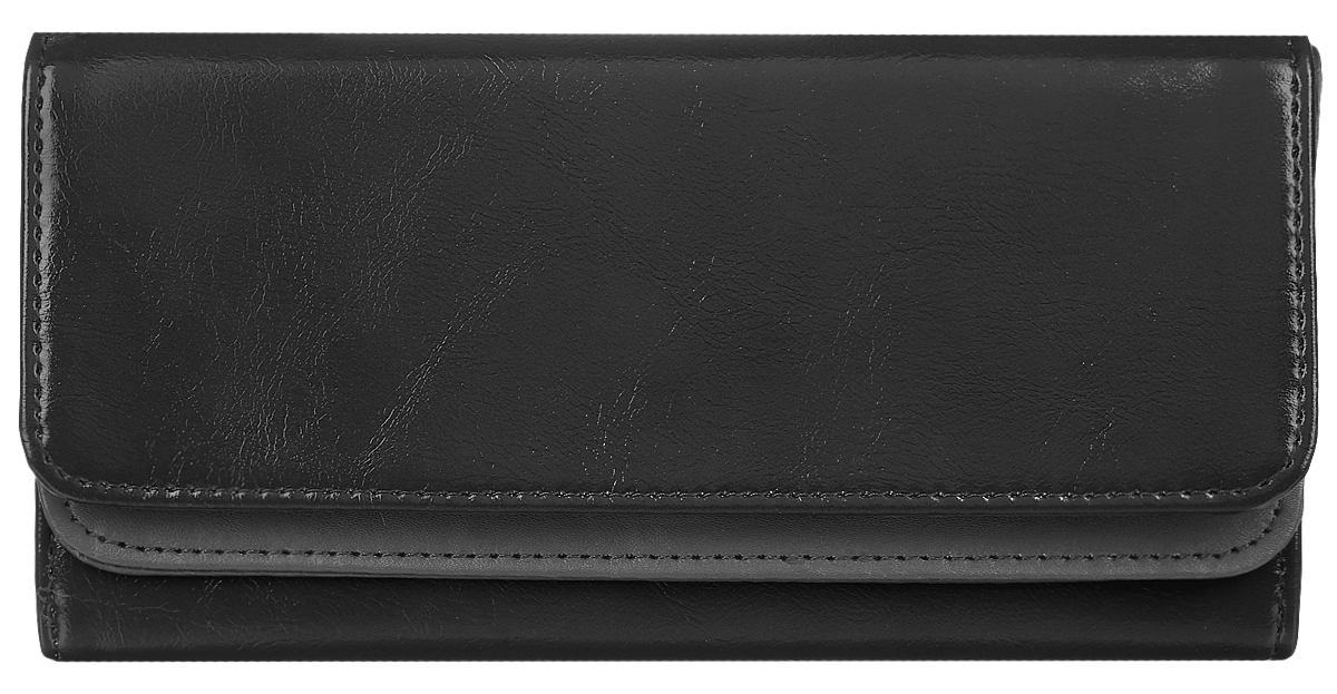 Кошелек женский Leighton, цвет: черный. 725725 black Кошелек женский Leighton, цвет: черный. 725725 blackСтильный женский кошелек Leighton выполнен из искусственной кожи и закрывается на кнопку. Подкладка кошелька изготовлена из полиэстера. Изделие содержит три отделения для купюр, один потайной карман, карман для мелочи на молнии, двенадцать карманов для пластиковых карточек.