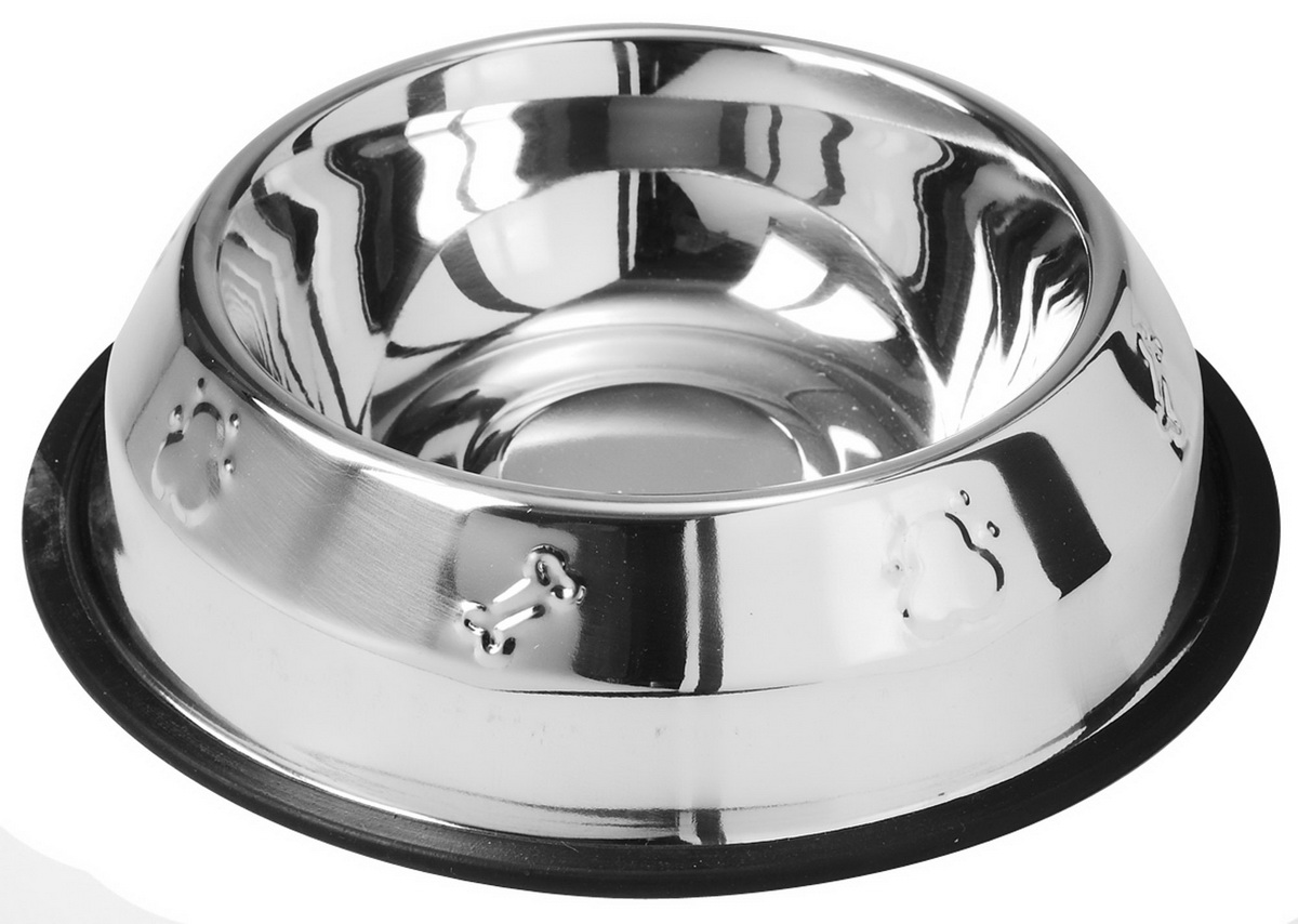 Миска для кошек Dezzie Стиль, 225 мл5612010 Миска для кошек Dezzie Стиль, 225 мл5612010Миска для кошек Dezzie Стиль, выполненная из стали, прочная и надежная. Стенки изделия оформлены рельефными следами собачьих лап и косточек. Она никогда не выйдет из моды, так как всегда будет отлично вписываться в любой интерьер дома. Сталь легко мыть, и она не выделяет вредных веществ. Миска имеет резиновые антискользящие вставки и по этому не будет скользить по полу во время кормления питомца. Размер миски: 15,5 x 15,5 x 3 см. Объем миски: 225 мл.