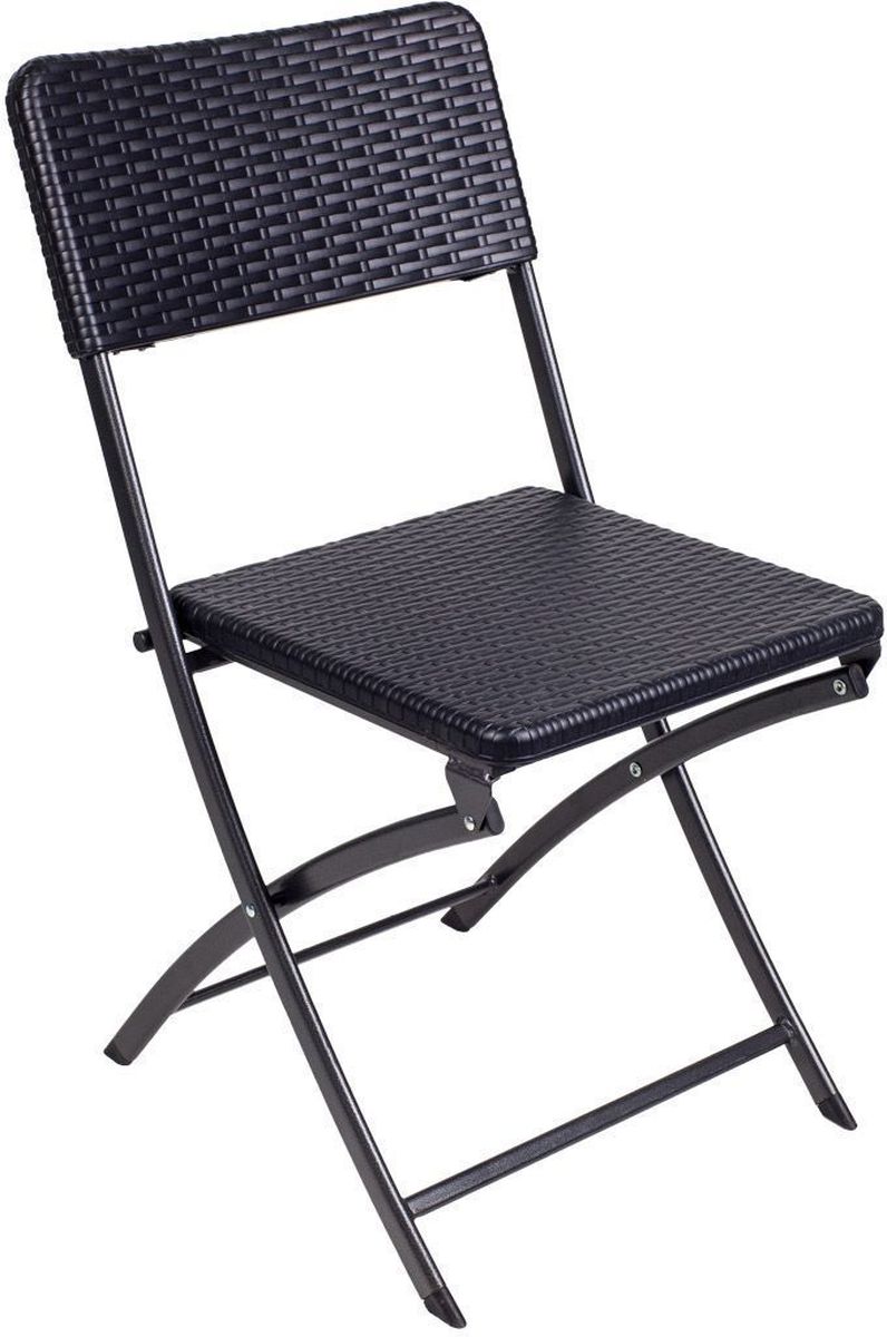 Стул складной GoGarden Ibiza, садовый, 54 x 44,5 x 80,5 см50365 Стул складной GoGarden Ibiza, садовый, 54 x 44,5 x 80,5 см50365Стул складной GoGarden Ibiza предназначен для использования на даче и дома. Сиденье и спинка из водостойкого пластика с модным дизайном под ратанг. Цвет венге придает элегантность оформлению террас и внутренних интерьеров. Прекрасно выполнена внутренняя поверхность стула. Пластиковая защита ножек исключает царапины при использовании внутри помещения. Водостойкий пластик и стальная рама с антикоррозийным покрытием позволяют оставлять стул на открытом воздухе в течение всего сезона. Компактный размер стула позволяет использовать его не только на террасах и газонах, но также на балконах и внутри небольших помещений Дополните комплектом стульев IBIZA стол CAPRI арт.50361 или LYON арт.50363 бренда GoGarden Размер в разложенном виде: 54 x 44,5 x 80,5 см. Размер в сложенном виде: 95,5 х 13,5 х 44,5 см. Вес: 4,5 кг. Нагрузка: 100 кг.