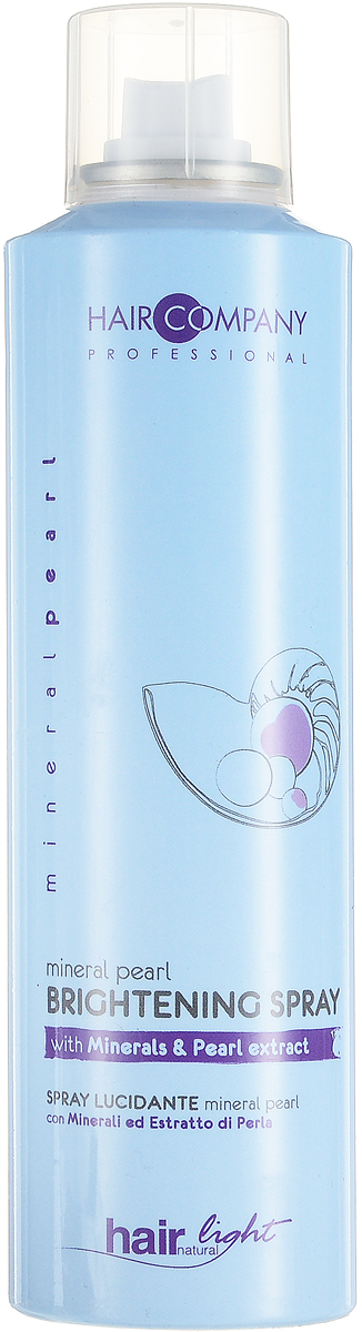 Hair Company Спрей с минералами и экстрактом жемчуга Professional Light Mineral Pearl Brightening Spray - 200 мл255930/LBT14056 Hair Company Спрей с минералами и экстрактом жемчуга Professional Light Mineral Pearl Brightening Spray - 200 мл255930/LBT14056Особенности продукта: Состав богат питательными веществами Волосы более объёмные и сияющие Спрей обогащен питательными веществами, благодаря которым волосы получают точное и сбалансированное питание, от корней до самых кончиков. Высокая концентрация минералов глубоко питает кожу головы и волосы, восстанавливает естественный баланс влаги и структуру волос. Экстракт жемчуга мгновенно делает волосы шелковистыми и дарит им суперсияние. Волосы более плотные и послушные.