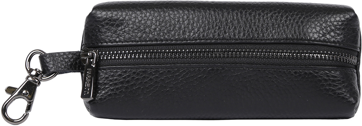 Ключница мужская Fabretti, цвет: черный. 24001/1-black24001/1-black Ключница мужская Fabretti, цвет: черный. 24001/1-black24001/1-blackУдобная мужская ключница от итальянского бренда Fabretti выполнена из натуральной пористой кожи, которая имеет невероятно мягкую и приятную на ощупь фактуру. Внутри находится разъем для ключей, ключница закрывается на молнию.