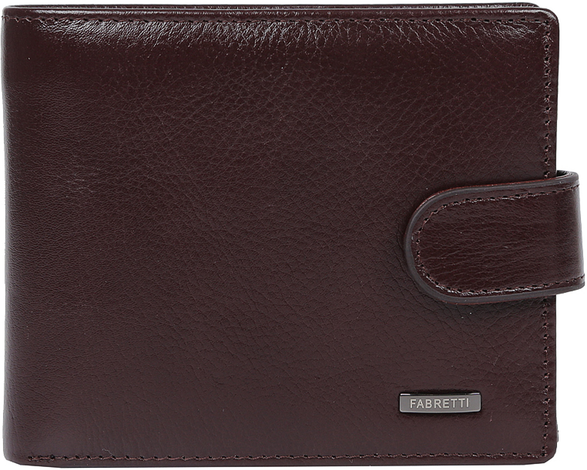 Кошелек мужской Fabretti, цвет: коричневый. 36003-brown36003-brown Кошелек мужской Fabretti, цвет: коричневый. 36003-brown36003-brownКлассический мужской кошелек от итальянского бренда Fabretti выполнен из натуральной кожи, которая имеет мягкую фактуру. Внутри модели имеется 3 отделения для купюр, одно из которых закрывается на молнию. Вы с легкостью сможете расположить 5 дисконтных и кредитных карточек, три фотографии, а также всю мелочь с помощью удобного кармана. Кошелек закрывается на хлястик с кнопкой.