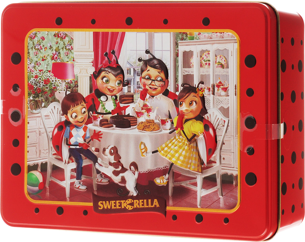 Sweeterella печенье сдобное ассорти 6 вкусов, 510 гибб003 Sweeterella печенье сдобное ассорти 6 вкусов, 510 гибб003Sweeterella - ассорти превосходного сдобного печенья, изготовленного по традиционным старинным рецептам. Печенье с кусочками шоколада, печенье с кусочками шоколада и ароматом апельсина, печенье с хлопьями миндаля, печенье с ароматом яблока и корицей, печенье с ароматом яблока и изюмом, печенье кокосовое. Печенье упаковано в удобную прямоугольную жестяную банку.