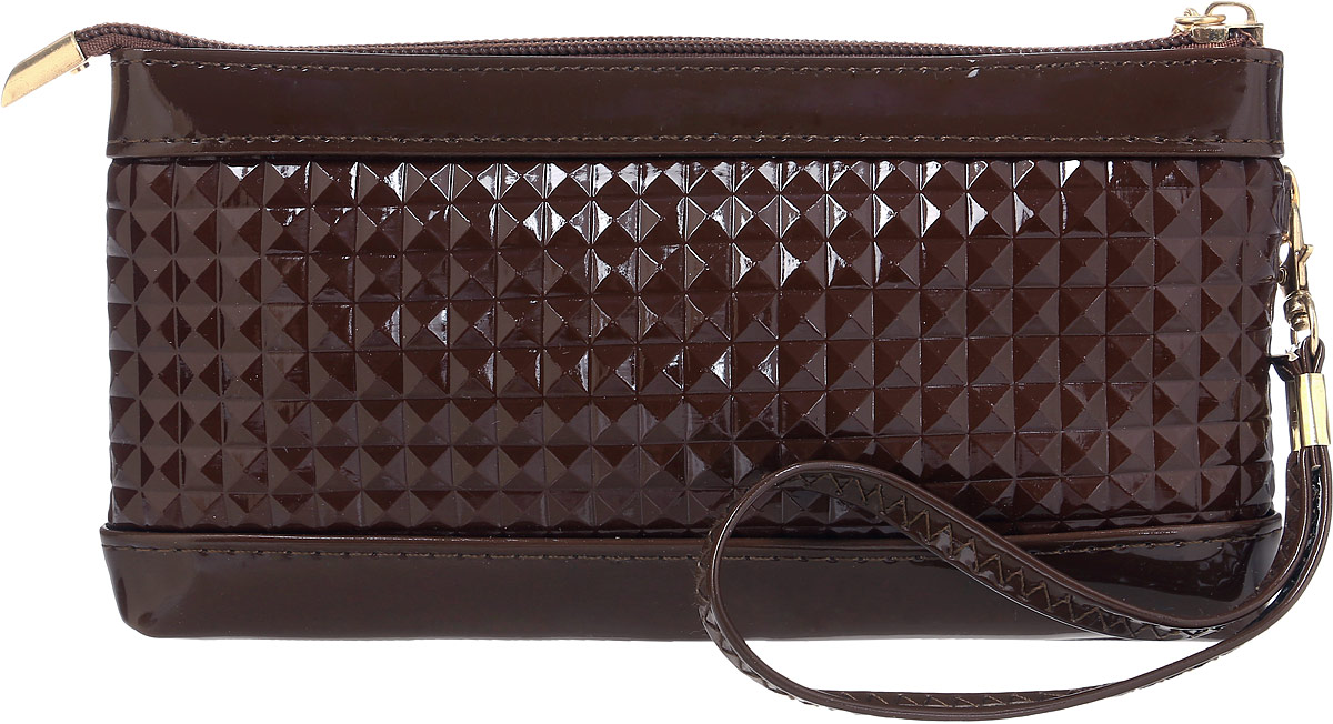 Кошелек женский Leighton, цвет: коричневый. 741-1741-1 brown Кошелек женский Leighton, цвет: коричневый. 741-1741-1 brownСтильный женский кошелек Leighton выполнен из искусственной кожи и закрывается на застежку-молнию. Подкладка кошелька изготовлена из полиэстера. Изделие содержит одно отделение, снаружи карман на молнии. В комплекте маленький ремешок.
