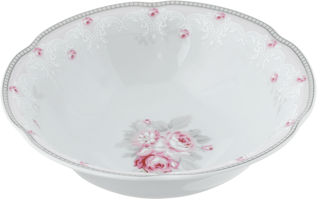 Салатник Cmielow & Chodziez Bolero, диаметр 17 см0733510/G112 Салатник Cmielow & Chodziez Bolero, диаметр 17 см0733510/G112Салатник Cmielow & Chodziez Bolero, изготовленный из качественного фарфора, украшен нежным цветочным рисунком. Изделие имеет волнистые края, дополненные золотистой эмалью, и идеальную круглую форму. Такой салатник красиво оформит ваш стол и станет незаменимым на вашей кухне. В нем удобно сервировать салаты, закуски, варенье, различные соусы. Диаметр (по верхнему краю): 17 см. Высота стенки: 5,5 см.