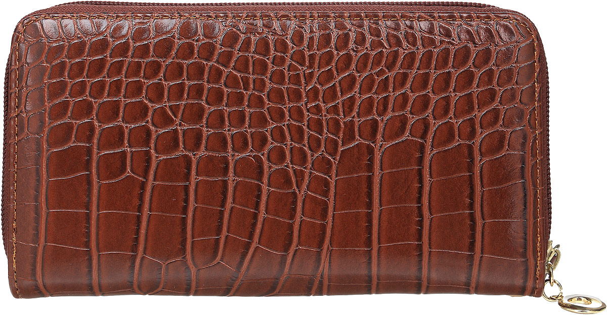 Кошелек женский Leighton, цвет: коричневый. D-21D-21 brown Кошелек женский Leighton, цвет: коричневый. D-21D-21 brownЖенский кошелек Leighton выполнен из искусственной кожи. Закрывается изделие на застежку-молнию. Внутри модель имеет два отделения для купюр, карман для мелочи на молнии, двенадцать карманов для пластиковых карт. В комплекте маленький ремешок.