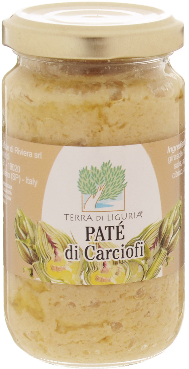 Terra di Liguria паштет из артишоков, 180 гCRCARTDL Terra di Liguria паштет из артишоков, 180 гCRCARTDLПаштет из артишоков Terra Di Liguria применяется как самостоятельная закуска с хрустящим итальянским хлебом, а также в составе различных заправок для салатов и паст. Часто применяют в составе кремов для холодных закусок.
