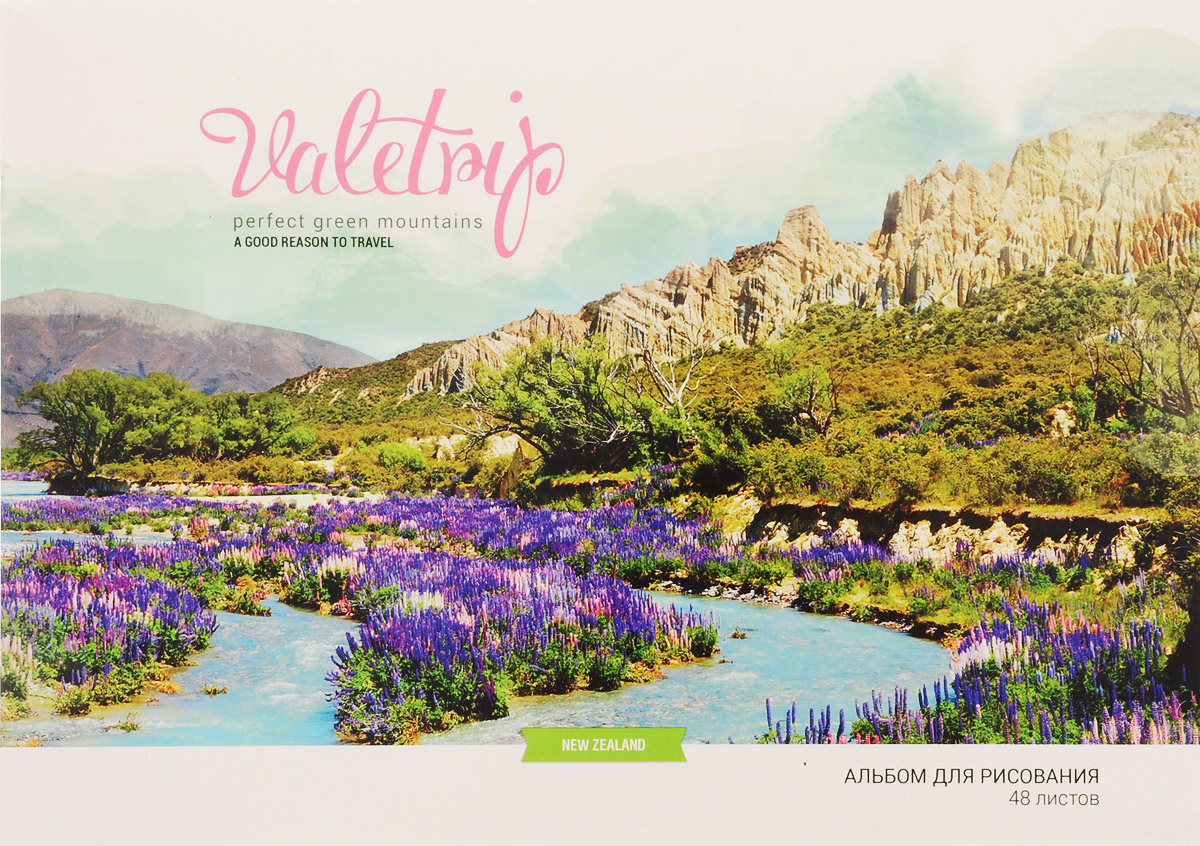 ArtSpace Альбом для рисования Romantic Places Новая Зеландия 48 листовА48клГЛ_9123_Новая Зеландия ArtSpace Альбом для рисования Romantic Places Новая Зеландия 48 листовА48клГЛ_9123_Новая ЗеландияАльбом ArtSpace Romantic Places Новая Зеландия подходит для рисования различными типами красок, фломастерами, цветными и черно-графитными карандашами, гелевыми ручками. Он имеет формат А4 и состоит из 48 листов бумаги с типом скрепления - склейка. На обложке, изготовленной из картона, изображена дикая природа в Новой Зеландии. Занимаясь изобразительным творчеством, ребенок тренирует мелкую моторику рук, становится более усидчивым и спокойным.