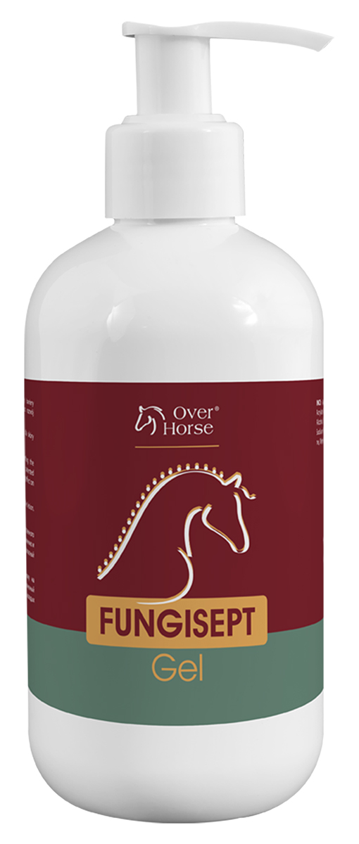 Гель для лошадей Over Horse Fungisept Gel, для защиты кожи, 250 мл5900232781591 Гель для лошадей Over Horse Fungisept Gel, для защиты кожи, 250 мл5900232781591Новейший препарат для лечения дерматомикозов! Содержит эффективный запатентованный комплекс веществ, снижающий рост грибов. Способствует регенерации кожи и росту волос на месте повреждения, обогащен маслом чайного дерева и содержит в своем составе прополис, который защищает пораженные участки от вторичных бактериальных инфекций и поддерживает процессы заживления. Наносить на пораженные участки 2-3 раза в день до полного устранения симптомов.