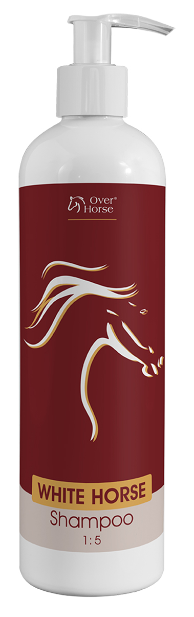 Шампунь для лошадей Over Horse White Horse Shampoo, для светлой масти, 400 мл5900232783373 Шампунь для лошадей Over Horse White Horse Shampoo, для светлой масти, 400 мл5900232783373Гигиенический шампунь для лошадей светлой масти, способствующий сохранению цвета и восстановлению блеска волос. Включает в себя такие активные компоненты, как протеины шелка, экстракт меда и органический экстракт лимона. Обладает антистатическим, укрепляющим и УФ-защитным действием. Шампунь не содержит соли, поэтому подходит для чувствительной кожи лошади, предотвращая раздражение.