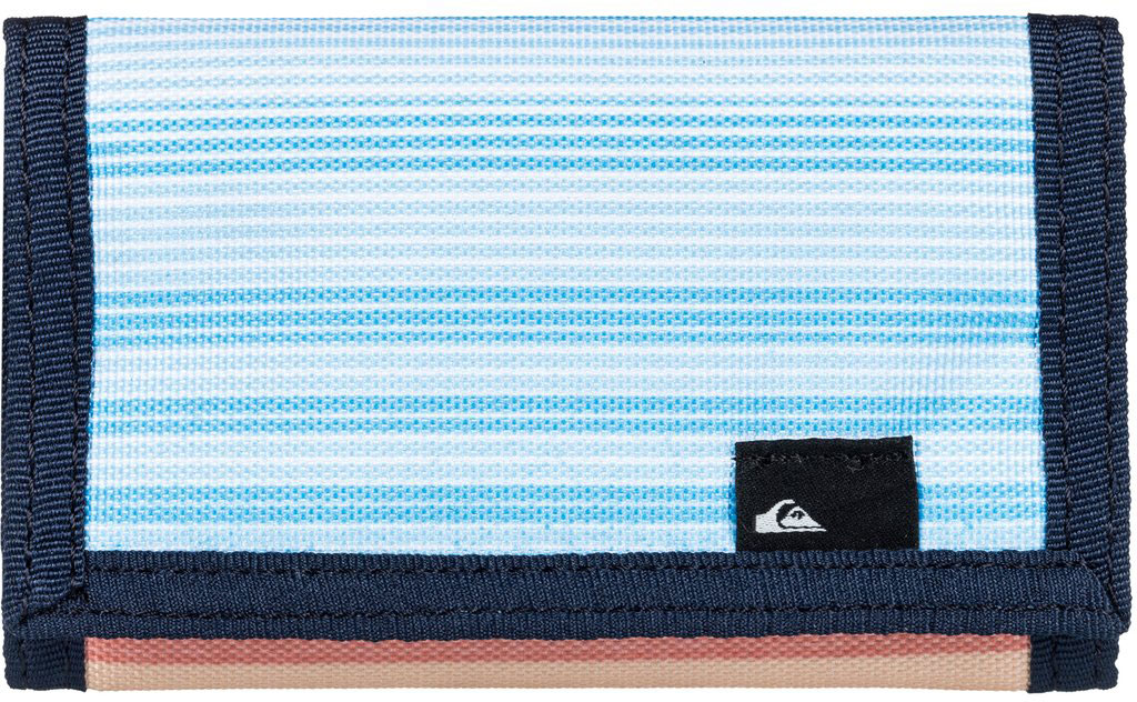 Кошелек мужской Quiksilver The Everyday, цвет: синий. EQYAA03468-MKM6EQYAA03468-MKM6 Кошелек мужской Quiksilver The Everyday, цвет: синий. EQYAA03468-MKM6EQYAA03468-MKM6Мужской кошелек от Quiksilver выполнен из полиэстера и оформлен оригинальным принтом. У модели складной дизайн, три секции, внешний кармашек для мелочи на молнии, много отделений для карточек, отделение для банкнот. Застегивается на липучку.
