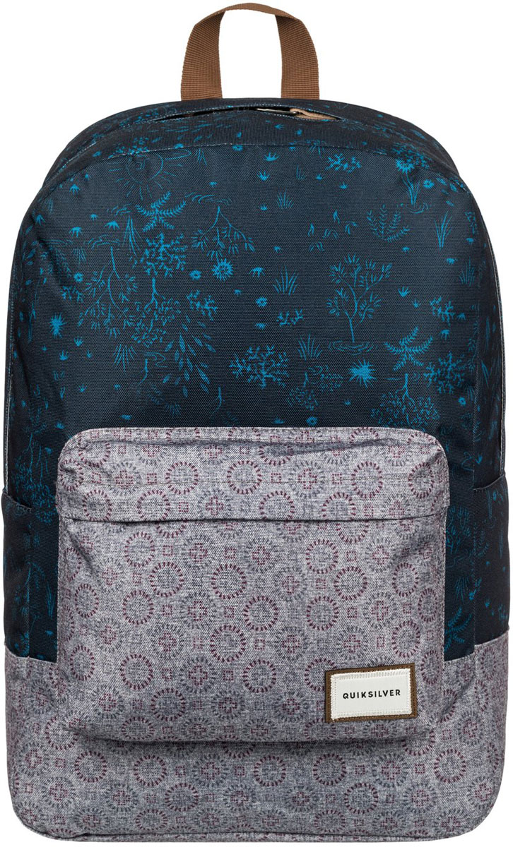 Рюкзак мужской Quiksilver Night Track, цвет: синий, серый. EQYBP03390-BYJ6EQYBP03390-BYJ6 Рюкзак мужской Quiksilver Night Track, цвет: синий, серый. EQYBP03390-BYJ6EQYBP03390-BYJ6Рюкзак Quiksilver выполнен из текстиля. У модели одно основное отделение. Передний карман на молнии. Рюкзак с регулируемыми по длине плечевыми лямками и петлей для подвешивания.