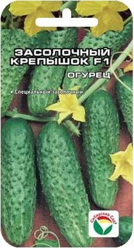 Семена Сибирский сад Огурец. Засолочный крепышок, 7 штBP-00000293 Семена Сибирский сад Огурец. Засолочный крепышок, 7 штBP-00000293Раннеспелый партенокарпический гибрид корнишонного типа засолочного назначения для открытого грунта и пленочных теплиц. Отличается высокой ранней и общей урожайностью в открытом грунте (до 12 кг/м2). Зеленцы маленькие (8-10см), крупнобугорчатые, с белым опушением и малым количеством семян. Такие огурчики - с хорошей площадью поверхности зеленцов, хорошей проницаемостью кожицы для соли и плотной мякотью, не образующей пустот при засоле, считаются лучшими для солений. Растение интенсивно ветвится, формируя мощную куртину, лист среднего размера, что идеально подходит для выращивания в открытом грунте в расстил. Гибрид устойчив к настоящей мучнистой росе и толерантен к корневым гнилям. Огурцы выращивают через рассаду или прямым посевом семян на грядку. Рассаду высаживают в грунт, когда минует угроза весенних заморозков. Семенам для прорастания необходима температура не ниже 13°C, а в идеале 18°C ночью и 24°C днем. В открытый грунт огурец сеют, когда...