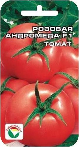 Семена Сибирский сад Томат. Андромеда розовая, 15 штBP-00000433 Семена Сибирский сад Томат. Андромеда розовая, 15 штBP-00000433Популярный гибрид, сочетающий такие великолепные качества как скороспелость, универсальность использования, устойчивость к стрессам и болезням, высокую товарность и отличные вкусовые качества. От всходов до первого сбора 80-87 дней. Растение детерминантное, компактное. Первое соцветие закладывается над 5-6 листом, последующие через 1-2 листа. Плод плоскоокруглый, прочный, с равномерной розовой окраской, массой 90-120 г. Вкусовые качества отличные. Гибрид предназначен для раннего выращивания в открытом грунте и пленочных теплицах. Урожайность в открытом грунте до 7 кг с 1 м2, в пленочных теплицах до 13 кг с 1 м2. Посев на рассаду производят за 50-60 дней до высадки растений на постоянное место. Оптимальная постоянная температура прорастания семян 23-25°С. При высадке в грунт на 1 м2 размещают 3-4 растения. Формируется в 2 стебля, оставляя боковой побег после первого соцветия, с пасынкованием и подвязкой. Сорт хорошо реагирует на полив и подкормки...
