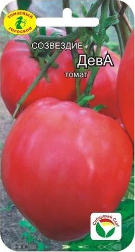 Семена Сибирский сад Томат. ДеваBP-00000500 Семена Сибирский сад Томат. ДеваBP-00000500Сорт среднеранний, рекомендуется для выращивания в открытом грунте и пленочных теплицах. Растение высотой до 90см.Средняя масса плодов 400гр. Плоды мясистые, плотные, удлиненно-овальной формы, розовые с жемчужным муаром.